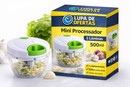Mini Processador Manual 3 Lâminas 500ml - LupaMini™